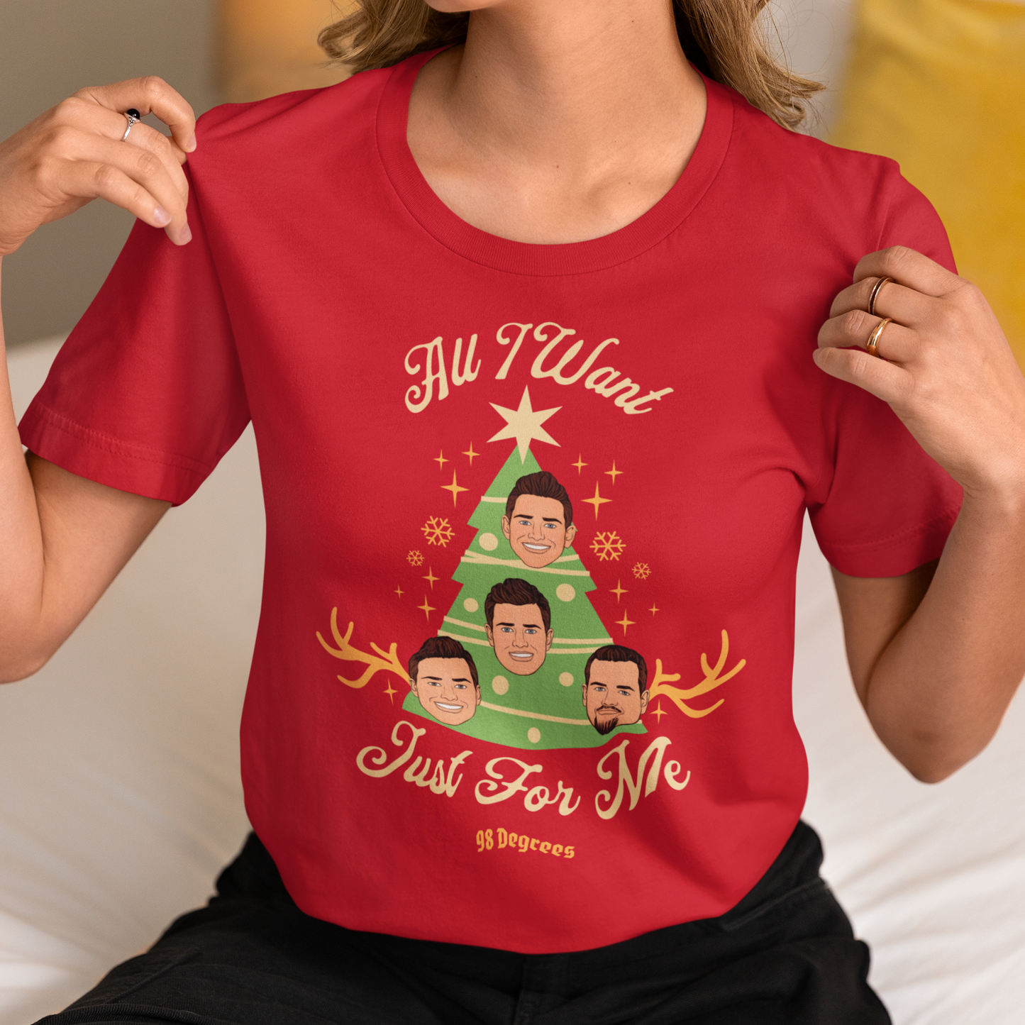 98 Degrees - All I Want Tee (Red)