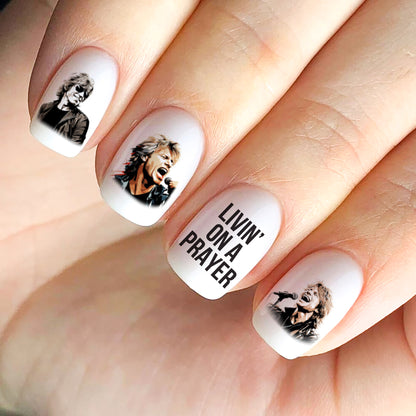 Jon Bon Jovi Nail Decals