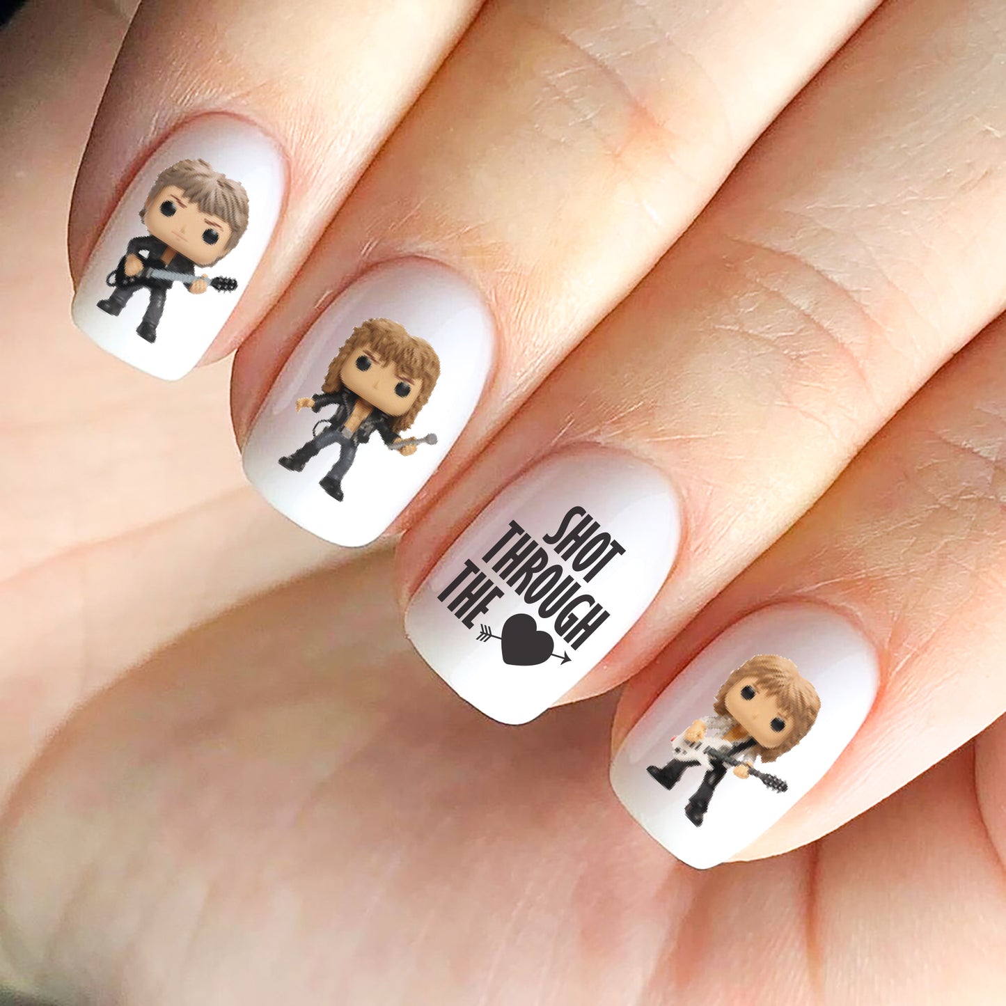 Jon Bon Jovi Nail Decals