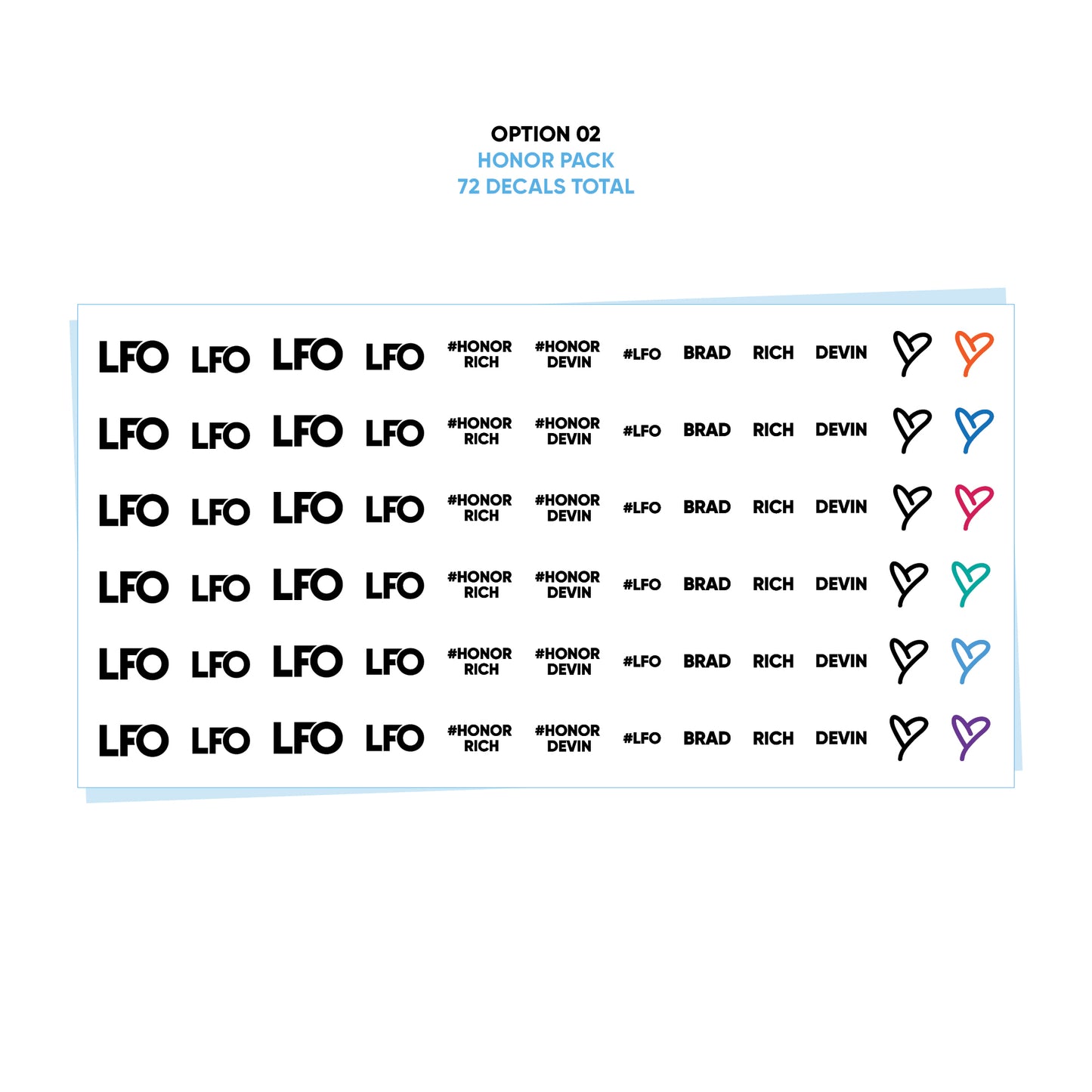 LFO Nail Decals