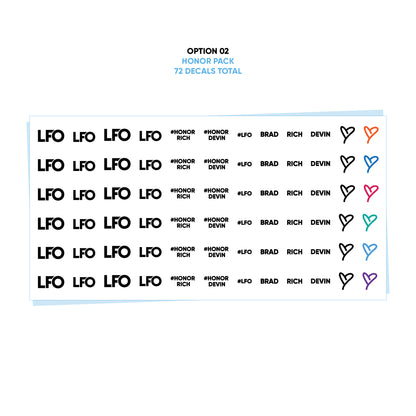 LFO Nail Decals