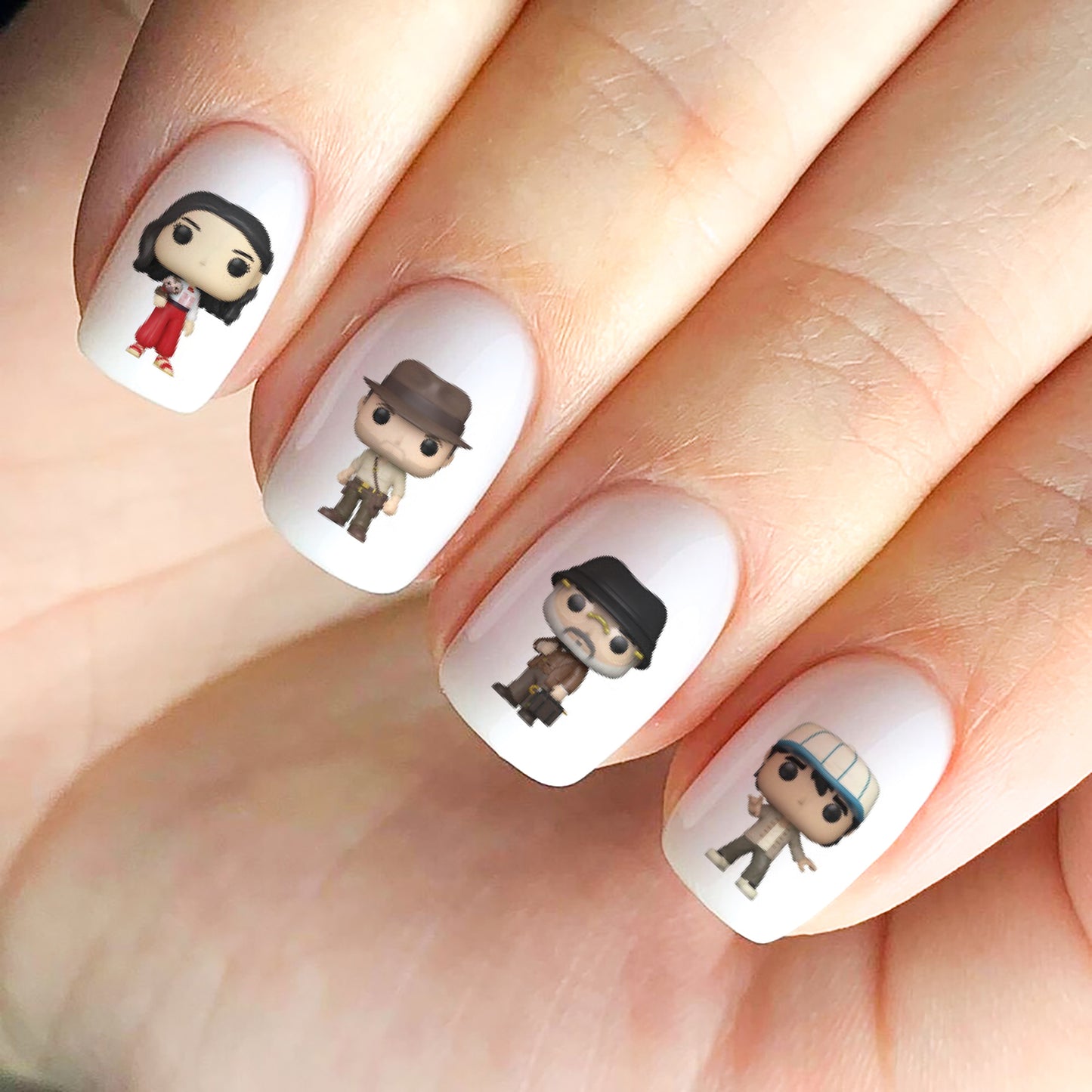 Indiana Jones Nail Decals