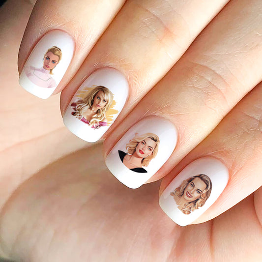 Margot Robbie Nail Decals