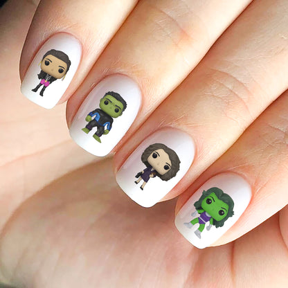 She Hulk Nail Decals