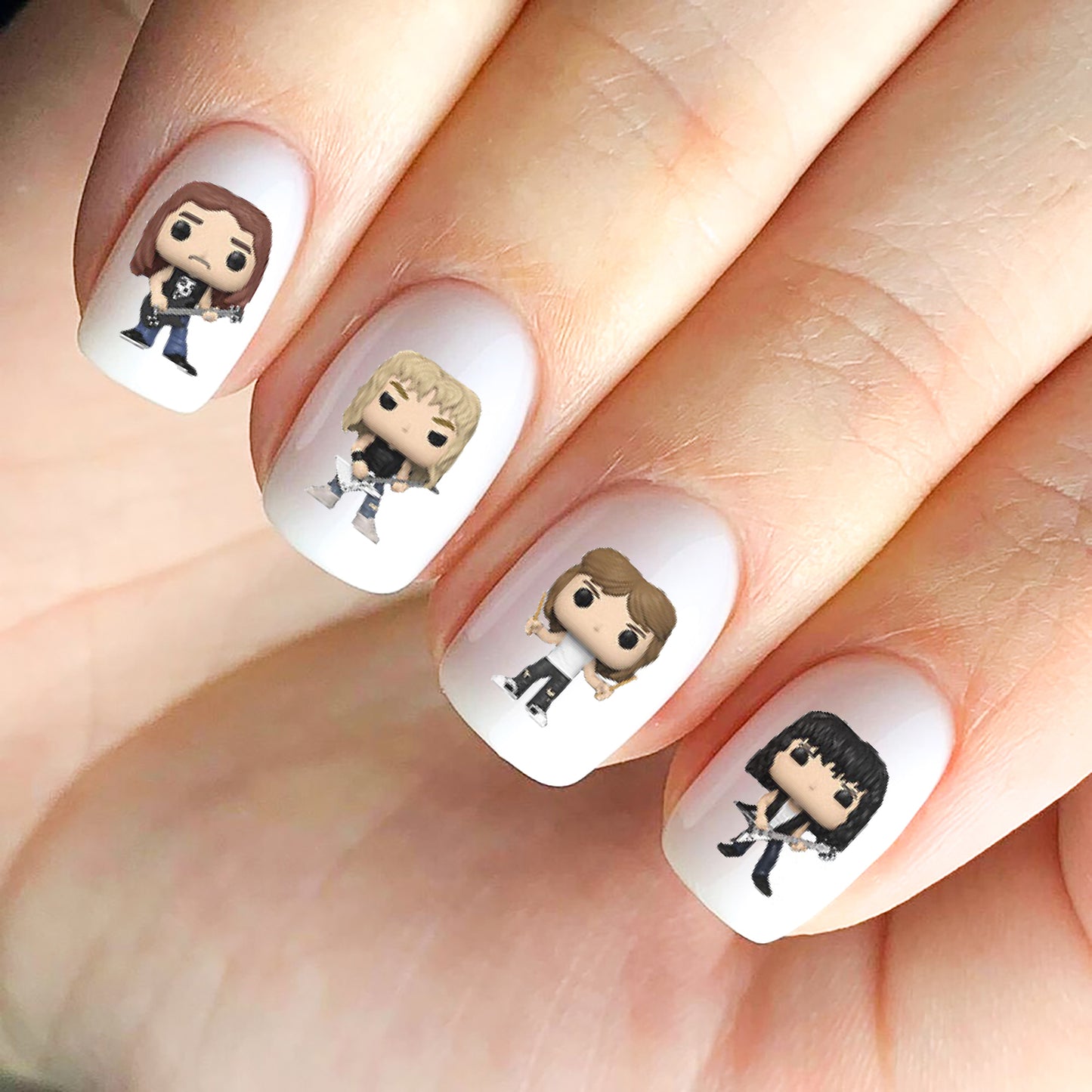 Metallica Nail Decals