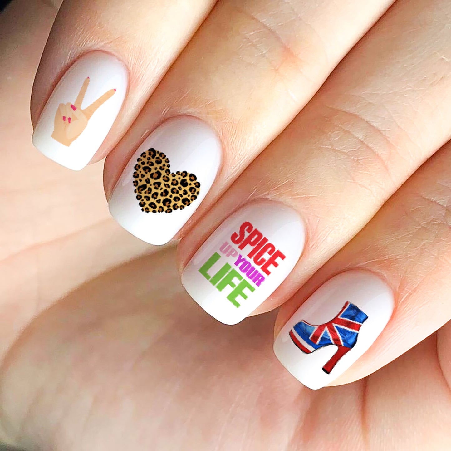 Spice Girls Nail Decals