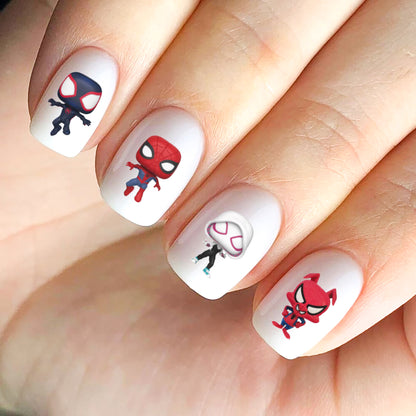 Spiderman Nail Decals