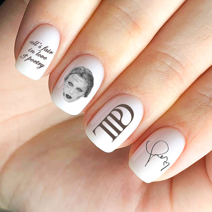 Taylor Swift Nail Decals - TTPD