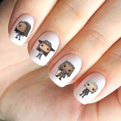 The Walking Dead Nail Decals